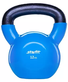 Гиря виниловая STARFIT DB-401 12 кг, синяя