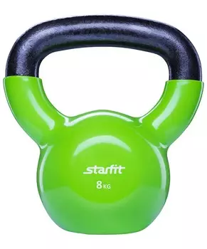 Гиря виниловая STARFIT DB-401 8 кг, зеленая