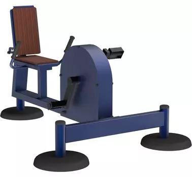 ГОРИЗОНТАЛЬНЫЙ ВЕЛОТРЕНАЖЁР С БЕЗЫНЕРЦИОННЫМ НАГРУЗОЧНЫМ МЕХАНИЗМОМ MB BARBELL MB 7.82