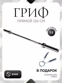 Гриф штанги L 120 D 51