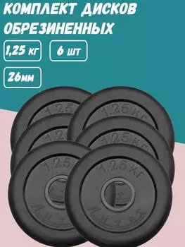 Комплект Дисков Антат d26 1.25кг. / 6 шт.