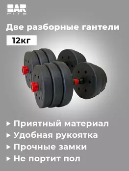 Комплект Композитных Гантелей 12 кг