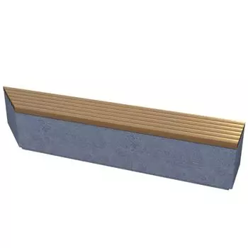 Лавка бетонная "Ника-М5" с настилом