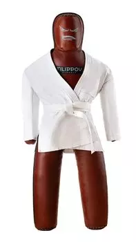 МАНЕКЕН ДВУНОГИЙ САМБО/ДЗЮДО 170см/42-45кг FILIPPOV. КОЖА