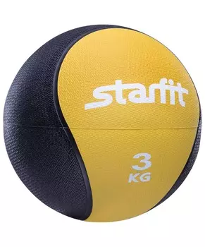 Медбол STARFIT Pro GB-702, 3 кг, желтый 1/4
