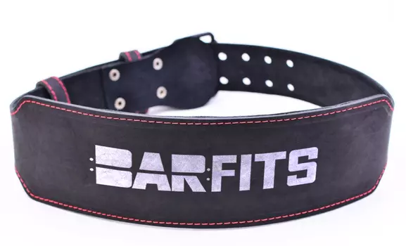 Пояс атлетический BARFITS c пряжкой 6/10 cм, 2 слоя MEDIUM
