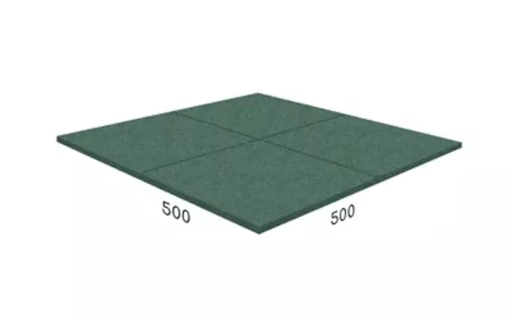 Резиновая плитка Rubblex Standart 500x500