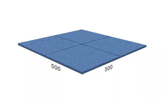 Rubblex Active 500x500x30 мм, резиновое покрытие