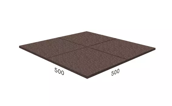 Rubblex Active 500x500x40 мм, резиновое покрытие