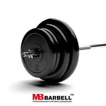 Штанга обрезиненная MB Barbell Atlet 120кг