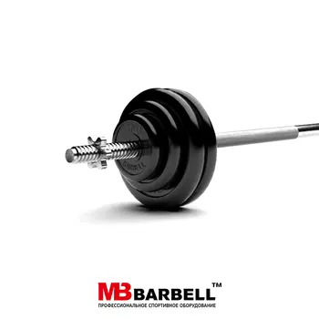 Штанга обрезиненная MB Barbell Atlet 35кг