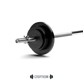 Штанга обрезиненная Sportcom 30кг