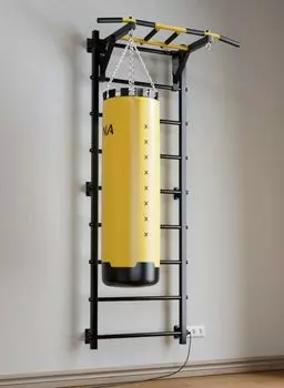 Шведская стенка c турником New Age GS1 (без опоры на пол) Premium line