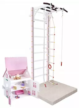 Шведская стенка "Принцесса", белый