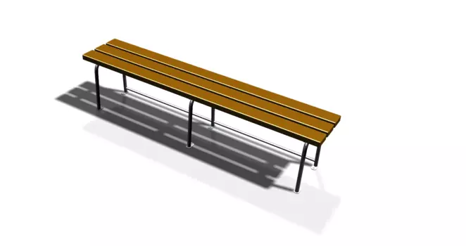 Скамья уличная большая