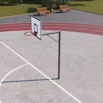 СТОЙКА БАСКЕТБОЛЬНАЯ СВС-98-1300 (С ВЫНОСОМ 1300ММ)