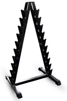 СТОЙКА ДЛЯ ХРАНЕНИЯ ХРОМИРОВАННЫХ ГАНТЕЛЕЙ ФИТНЕС НА 10 ПАР MB BARBELL
