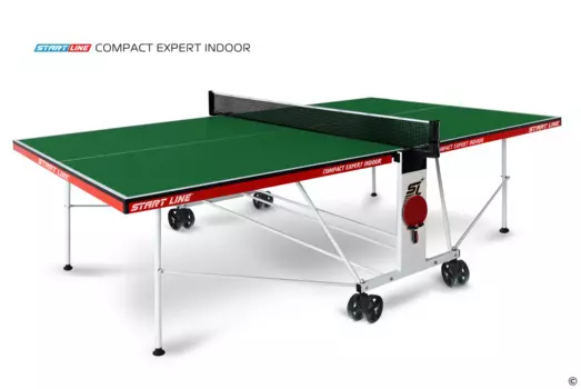 Стол теннисный Compact EXPERT, зелёный