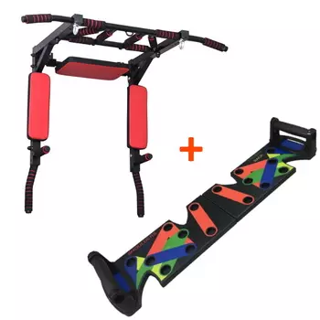 Турник брусья пресс Premium 2.0 + Доска для отжиманий push up stand