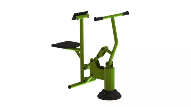 Уличный тренажер взрослый ТС 119 Рычажная тяга для одного