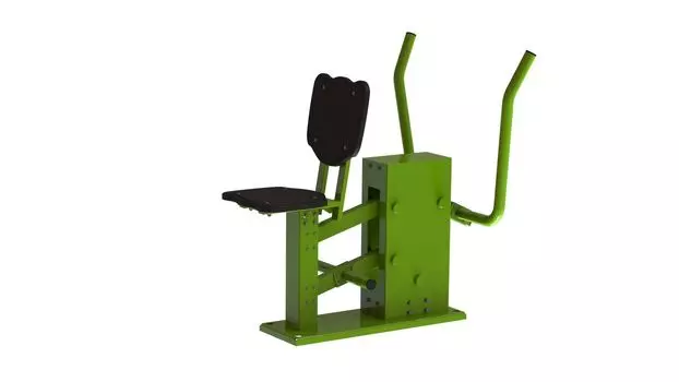 Уличный тренажер взрослый ТС 158 Жим к груди для одного