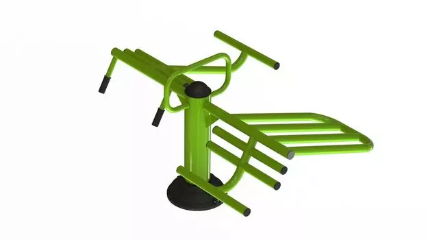 Уличный тренажер взрослый ТС 201 Пресс для двоих