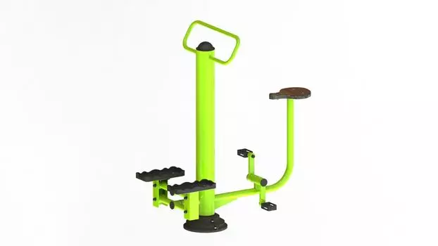 Уличный тренажер взрослый Велосипед + Степ для двоих