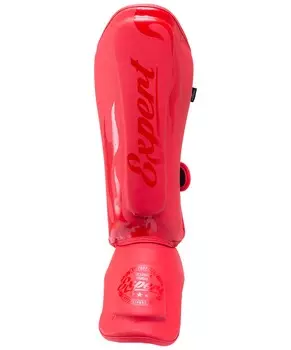 Защита голень-стопа FIGHT EXPERT SGS-064V, красный