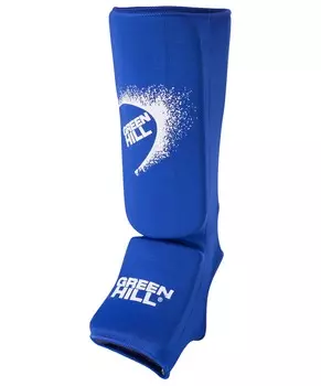 Защита голень-стопа Green Hill SIC-6131, х/б, синий