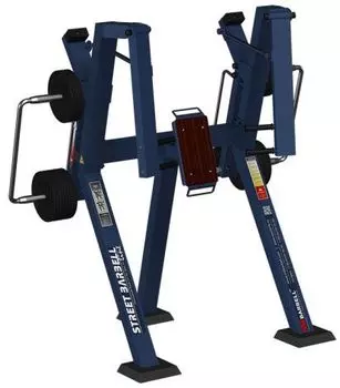 ЖИМ ОТ ГРУДИ С КОНВЕРГЕНЦИЕЙ СТОЯ С ИЗМЕНЯЕМОЙ НАГРУЗКОЙ MB BARBELL MB 7.52