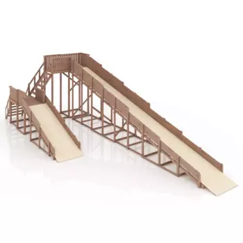 Зимняя горка «Метелица» 12 метров + 4,5 метра + Сертификат EAЭC