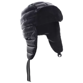 Пуховая шапка-ушанка BASK