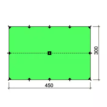 Туристический тент БАСК CANOPY SILICONE 3*4,5 3608S