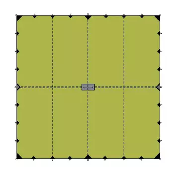 Туристический тент BASK CANOPY V3 6x6 3525