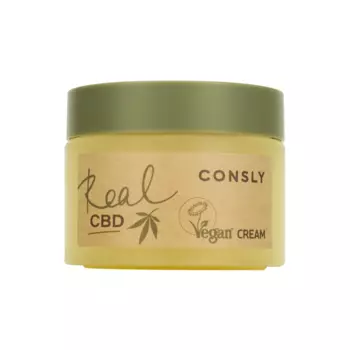 Consly Vegan «Real CBD» Balancing Purifine CBD and Plant-based Squalane Cream