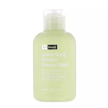 Энзимная пудра с зелёным чаем By Wishtrend Green Tea & Enzyme Powder Wash