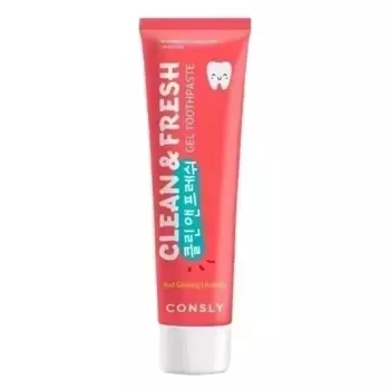 Consly Clean &amp; Fresh Red Ginseng &amp; Acerola Gel Toothpaste