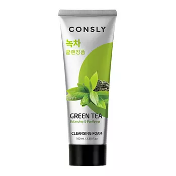 Consly Green Tea Balancing Creamy Cleansing Foam