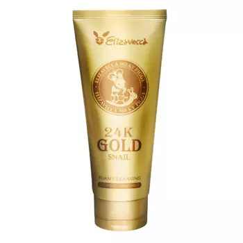 Elizavecca 24k Gold Snail Cleansing Foam