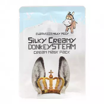 Elizavecca Silky Creamy Donkey Steam Cream Mask Pack