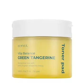 EUNYUL Vita Balance Green Tangerine Toner Pad
