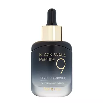 Ампульная сыворотка с пептидами FarmStay Black Snail & Peptide 9 Perfect Ampoule