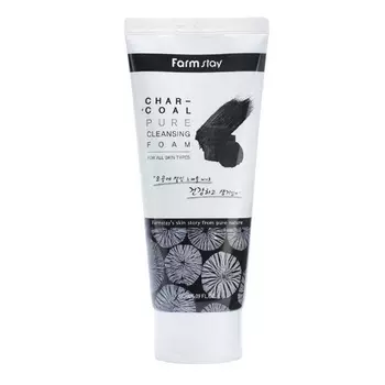 FarmStay Charcoal Pure Cleansing Foam