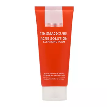 Пенка для проблемной кожи FarmStay Derma Cube Acne Solution Cleaning Foam