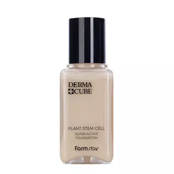 FarmStay DERMA CUBE Plant Stem Cell Super Active Foundation #13 Natural Ivory