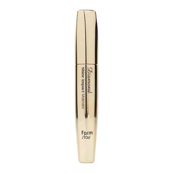 Ультрачёрная тушь для объема ресниц FarmStay Diamond Shine Impact Mascara