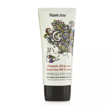 Солнцезащитный ВВ-крем FarmStay Formula All-in-one Snail Sun BB cream