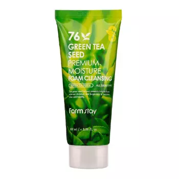 Farmstay Green Tea Seed Premium Moisture Foam Cleansing
