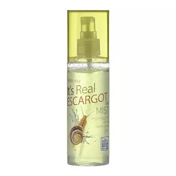 Гель-спрей для лица с экстрактом улитки FarmStay It's Real Escargot Gel Mist