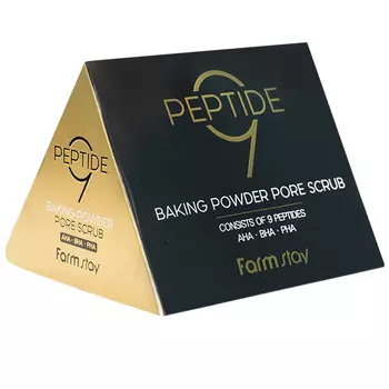 FarmStay Peptide9 Baking Powder Pore Scrub, 7g*25pcs